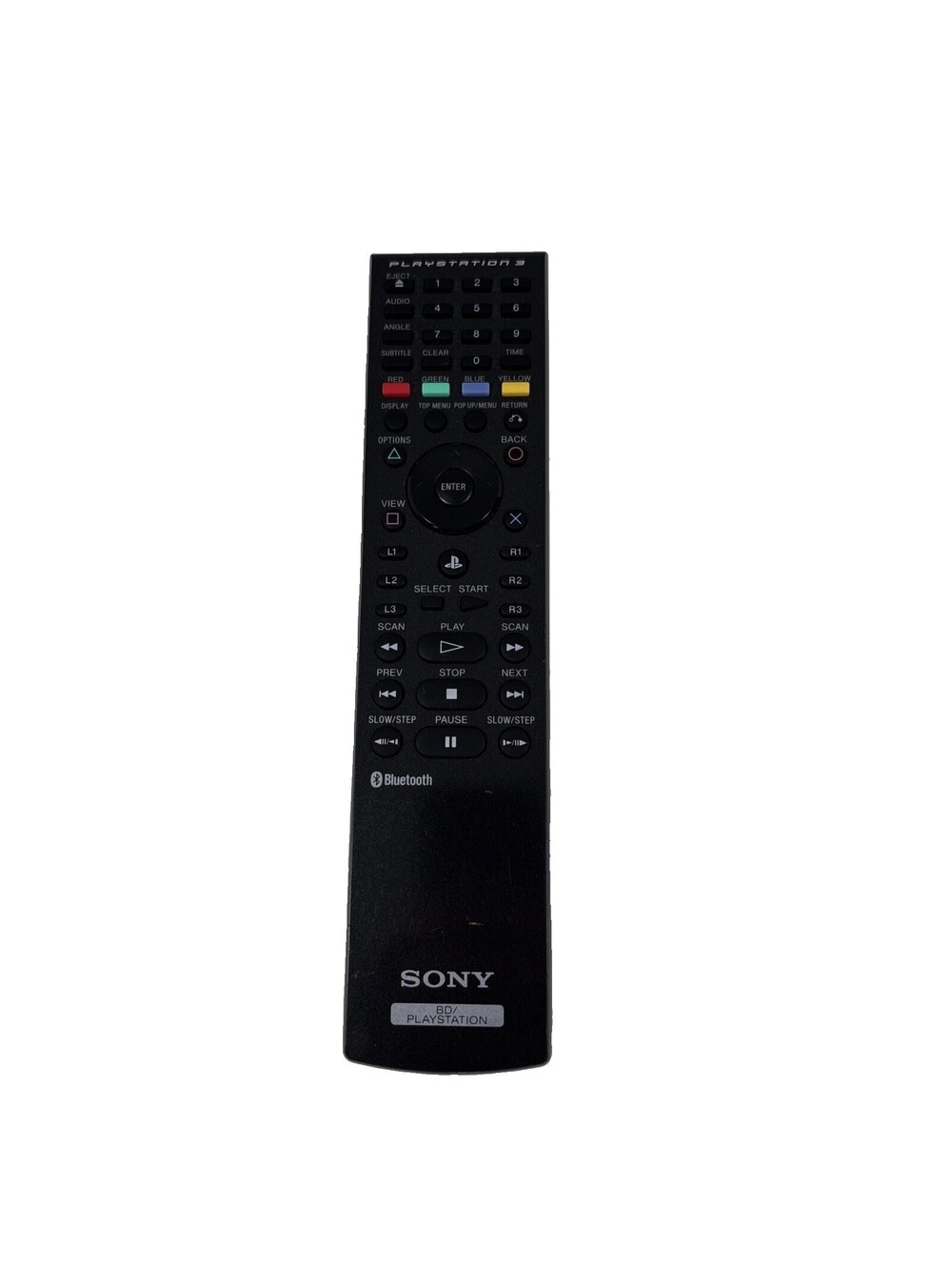 Sony PS3 BD Playstation 3 Media Blu-ray Disc Remote Control CECHZR1U Tested